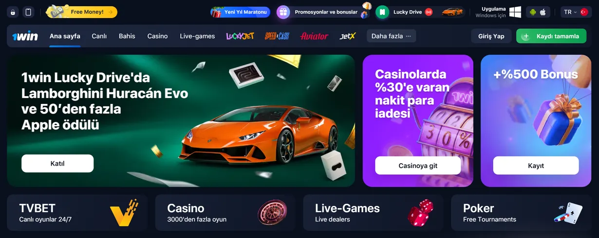 1win giriş